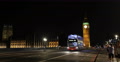 Ultra HD 4K Night Evening Crowd People Commute Double Decker Bus Passing London Video