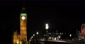 UHD 4K Westminster Palace London Parliament People Walking Car Passing Night Video