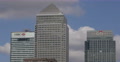 UHD 4K Canary Wharf London One Canada Square Business City Corporate Building UK Video