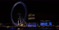 Ultra HD 4K Evening Lights British Landmark London Eye England Establishing Shot Video