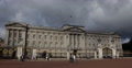 UHD 4K Buckingham Palace London People Passing Crowd Walking Tourists Visit Video