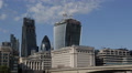 Busy City London Skyline Tower 42 Gherkin Willis Building Stock Exchange Tower Video