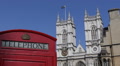 Westminster Abbey London Vintage Telecommunications Old Red Telephone Phonebox Video