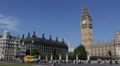 Traffic Jam Cars Passing Commuters Parliament Square London Busy Crowded Street Video
