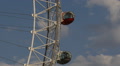 Closeup Zoom British Landmark London Eye Tourist Attraction Establishing Shot UK Video