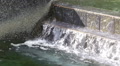 Waterfall Fountain - Stone Tile Stairs - Pool Of Water - Slow Motion 002 Video