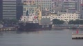 Cargo Ship At Port In Busan South Korea 4K Video