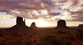 4K Monument Valley Sunrise 02 Timelapse Clouds Video