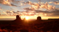 Monument Valley Sunrise 10 Timelapse Clouds USA Video