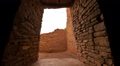 Chaco Culture 31 Time Lapse Zoom In Pueblo Bonito Native American Ruins Sunset Video