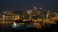 4K Pittsburgh Skyline Night Timelapse 2 Video