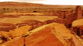 Chaco Culture 36 Pan Left Pueblo Bonito Native American Ruins Raining Video