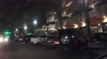Car POV Driving Down City Street At Night 05 4K Video