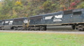 Norfolk Southern Freight Train at Horseshoe Curve 9 Video