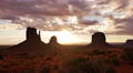 Monument Valley Sunrise 02 Timelapse Clouds USA 60 seconds Video