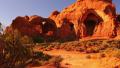 Arches 28 Tilt Up Windows Section Sunset Double Arch Utah USA Video