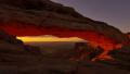 Mesa Arch Timelapse 18 Zoom In Sunrise Canyonlands Utah USA Video