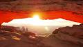 Mesa Arch Timelapse 20 Zoom In Sunrise Canyonlands Utah USA Video