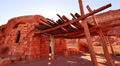 Vermilion Cliffs 06 Rock Houses Native American Ruins Arizona USA Video