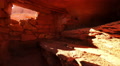 Vermilion Cliffs 09 Zoom Out Rock Houses Native American Ruins Arizona USA Video
