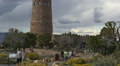 Grand Canyon East Rim 21 Tilt Up Watch Tower Arizona USA Video