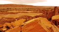 4K Chaco Culture 18 Pueblo Bonito Native American Ruins Raining Video