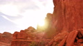 4K Arches Timelapse 04 Sunset at Park Avenue Utah USA Video