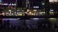 Waterfront Busan At Night Crowds At Gwangalli Beach 4K Video