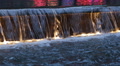 Rockefeller Water Fountain Flow Colorful Landmark Sights Neon Signs Reflections Video