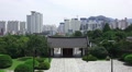The Chungnyeolsa Shrine And The Skyline Of Busan South Korea HD Video
