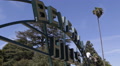 Famous Beverly Hills Panel Sign Palm Tree Wealthy Establishing Shot Los Angeles Video