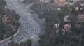 Hollywood Residential Buildings US Freeway Crowded Busy Highway Los Angeles Day Video