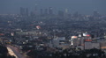Establishing Shot Los Angeles Downtown Hollywood Freeway Busy Commute Dusk Night Video