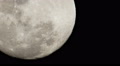 Full moon at night - Real time - Shine moon - Telephoto closeup Video