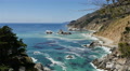 Big Sur Slow Motion 34 McWay Cove and California Coastline 96fps Video