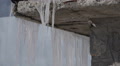 Icicle Low Temperature Cold Weather Freezing Season Ice Frozen Water House Roof Video