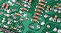 Obsolete Resistors Printed Circuit Board Electronic Components Macro Background Video