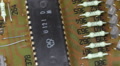 Outdated Obsolete Old Circuit Rotating Resistors Transistor Row Technology Macro Video