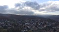 Wernigerode and mountain range Harz clouds timelapse Video