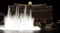 Fantastic Show Fabulous Water Fountain Las Vegas Bellagio Hotel Casino Night Lit Video