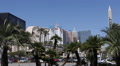 Monorail Train Passing Departing Famous Sin City Las Vegas Sightseeing Landmarks Video