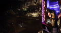 Ballys Neon Signs Las Vegas Busy Intersection Cars Passing Night Evening Lights Video