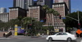Commuters Commuting Downtown Los Angeles LA Cars Traffic Rush Hour Sunny Day USA Video