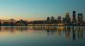 Louisville Skyline Morning Twilight Timelapse 2 Video