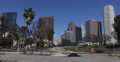 Establishing Shot Los Angeles Downtown LA Skyline Cityscape Skyscraper Buildings Video
