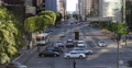 Rush Hour Commuter Busy Los Angeles City Street Transportation Crosswalk US Road Video