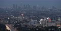 Establishing Shot Los Angeles Downtown Hollywood Freeway Busy Commute Dusk Night Video