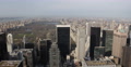 Above Skyscrapers Aerial View New York City Central Park Skyline Big Apple Tower Video