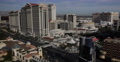 Establishing Shot Las Vegas Busy Sin City Skyline Aerial View Caesars Palace Day Video