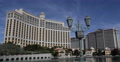 Iconic Hotel Casino Bellagio Caesars Palace Las Vegas Sin City Establishing Shot Video
